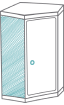Corner wardrobe
