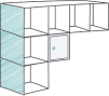 Wall mounted shelf